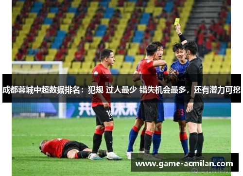 成都蓉城中超数据排名：犯规 过人最少 错失机会最多，还有潜力可挖